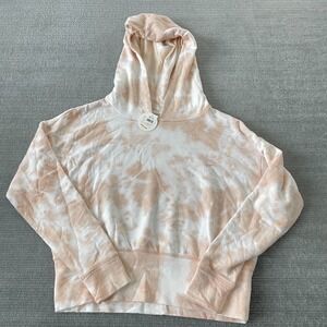 Aerie Offline Hoodie Womens XS Tie Dye Peach‎ Pullover Sweater Soft Lining Cozy